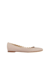 OK PORTE_Ballerines Lauren en cuir - Pink Tea