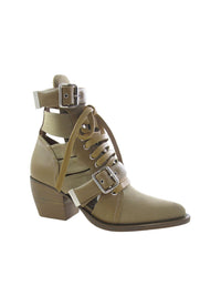 NO PORTE_Bottines Rylee en cuir - Smooth Brown