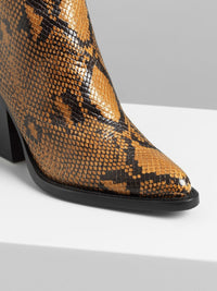 NO PORTE_Bottines Rylee en cuir - Light Tan