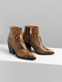 NO PORTE_Bottines Rylee en cuir - Light Tan