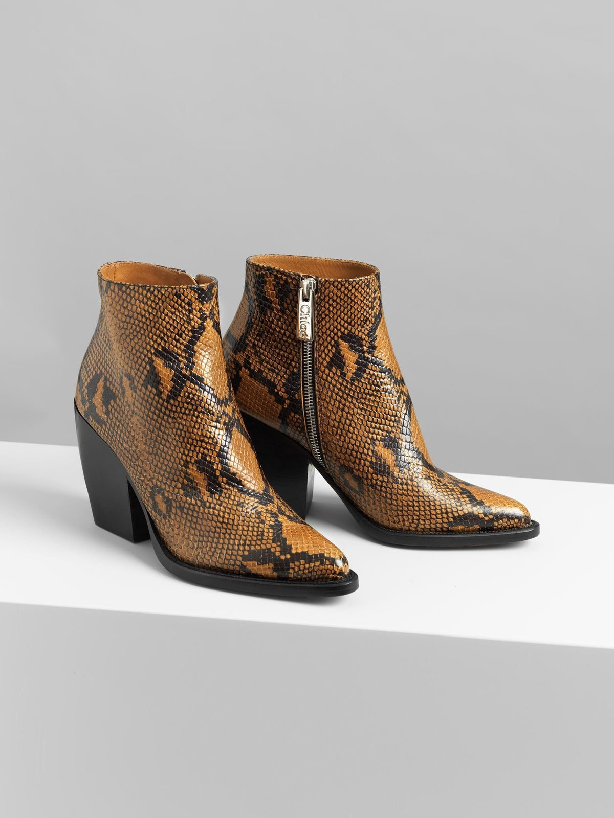 NO PORTE_Bottines Rylee en cuir - Light Tan