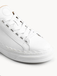 OK PORTE_Sneakers Lauren en cuir - White