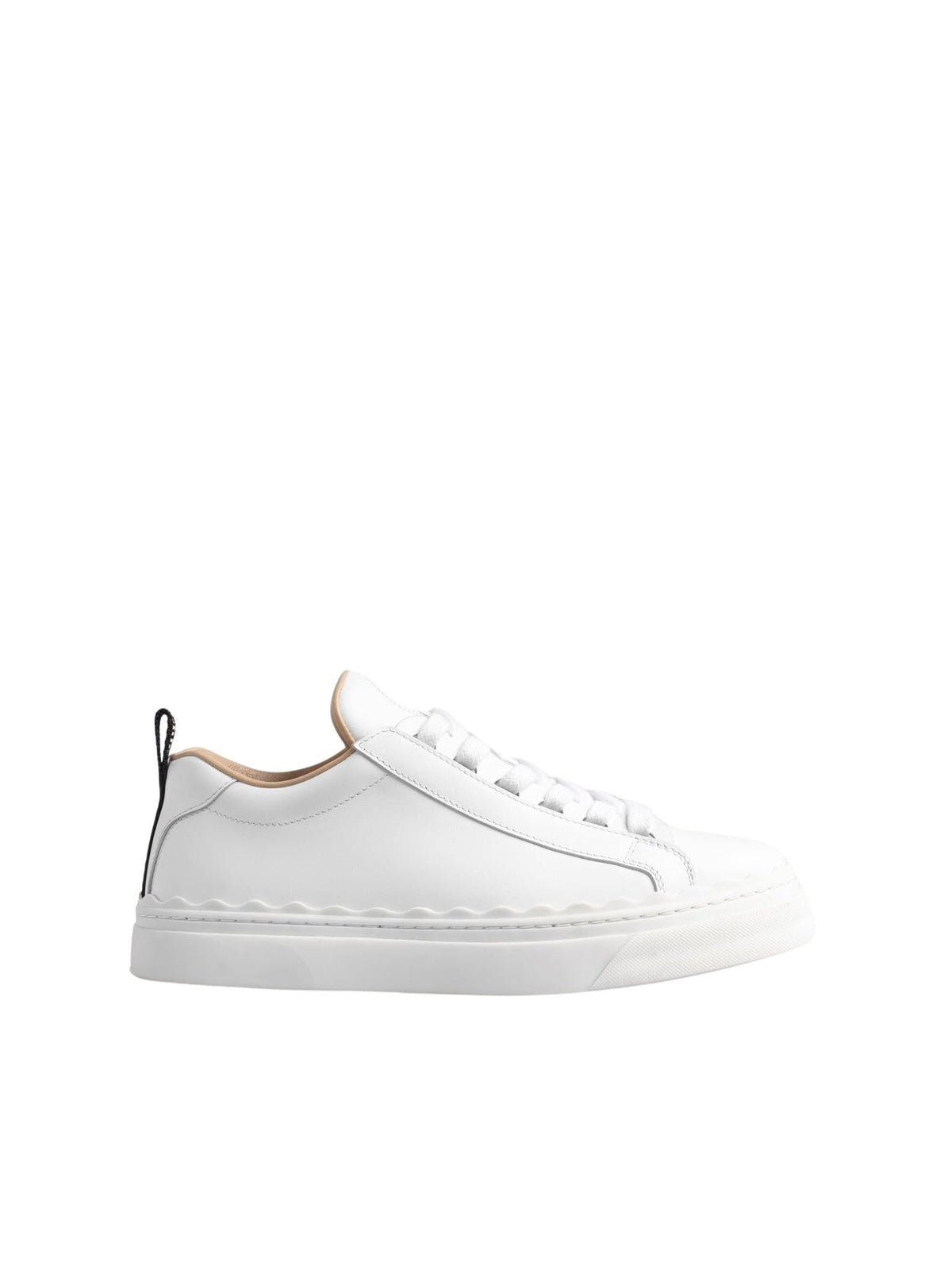 OK PORTE_Sneakers Lauren en cuir - White
