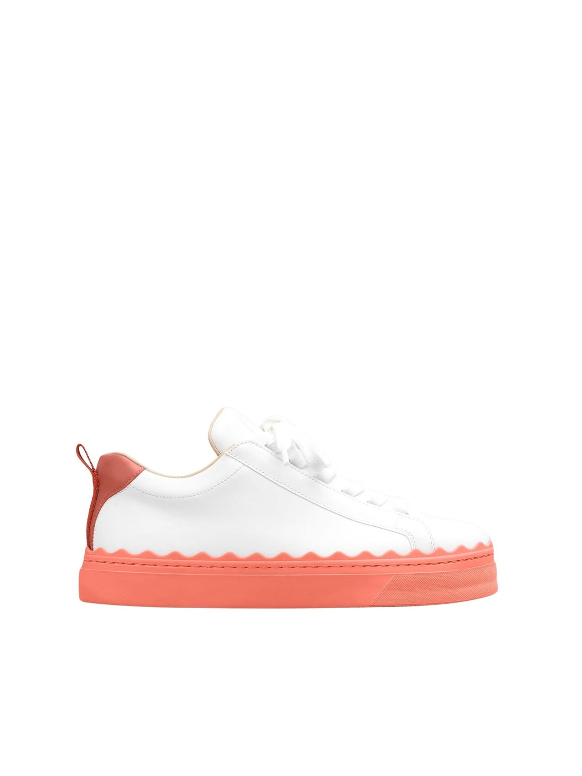 NO PORTE_Baskets Lauren en cuir - Smoked Coral