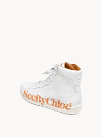 NO PORTE_Sneakers Essie à zip en cuir - White