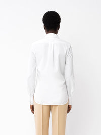 OK PORTE_Chemise classique - White