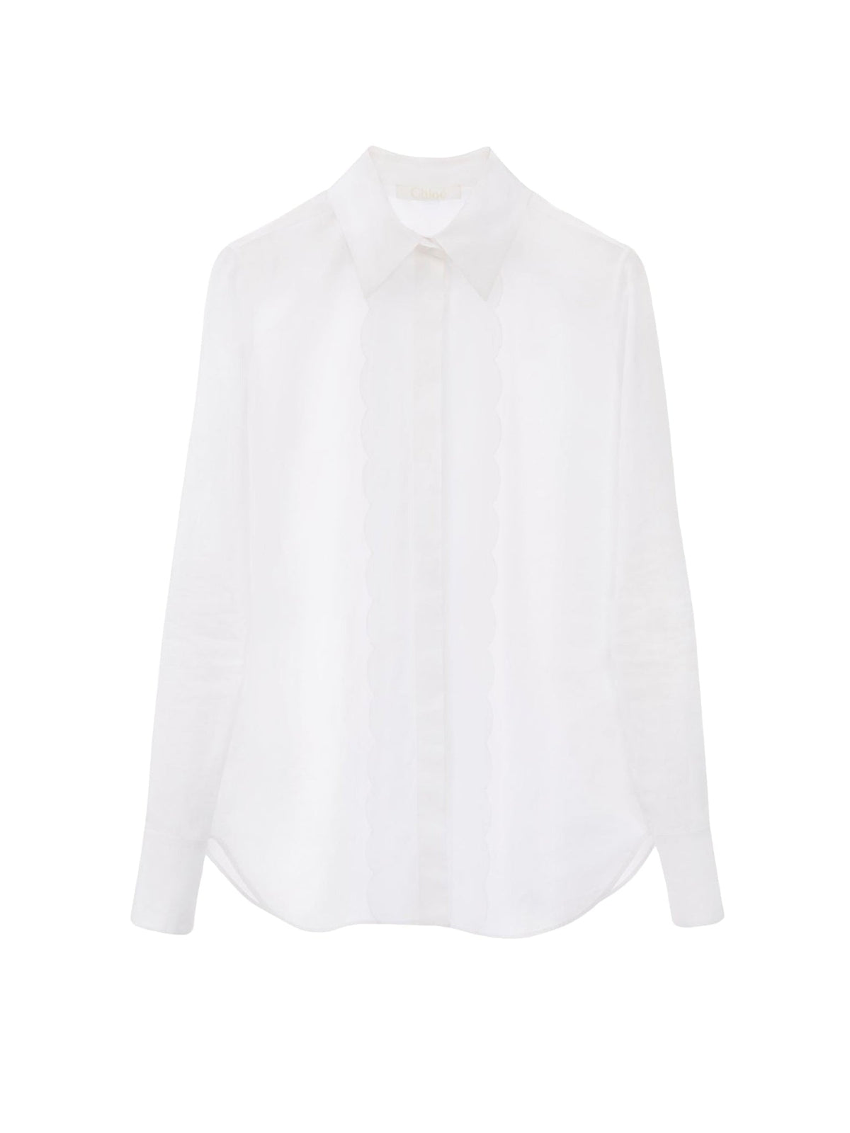 OK PORTE_Chemise classique - White