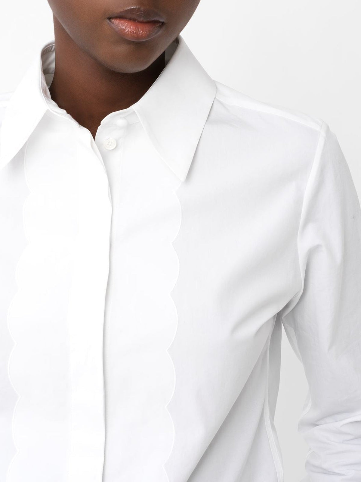 OK PORTE_Chemise classique - White