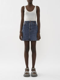OK PORTE_Jupe courte Sangay - Dusky Blue