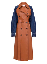 OK PORTE_Orange & Blue COAT - Orange & Blue