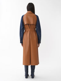 OK PORTE_Orange & Blue COAT - Orange & Blue