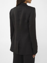 OK PORTE_Veste blazer droit - White