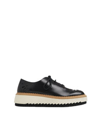 OK PORTE_Derbies Kurtys en cuir - Black
