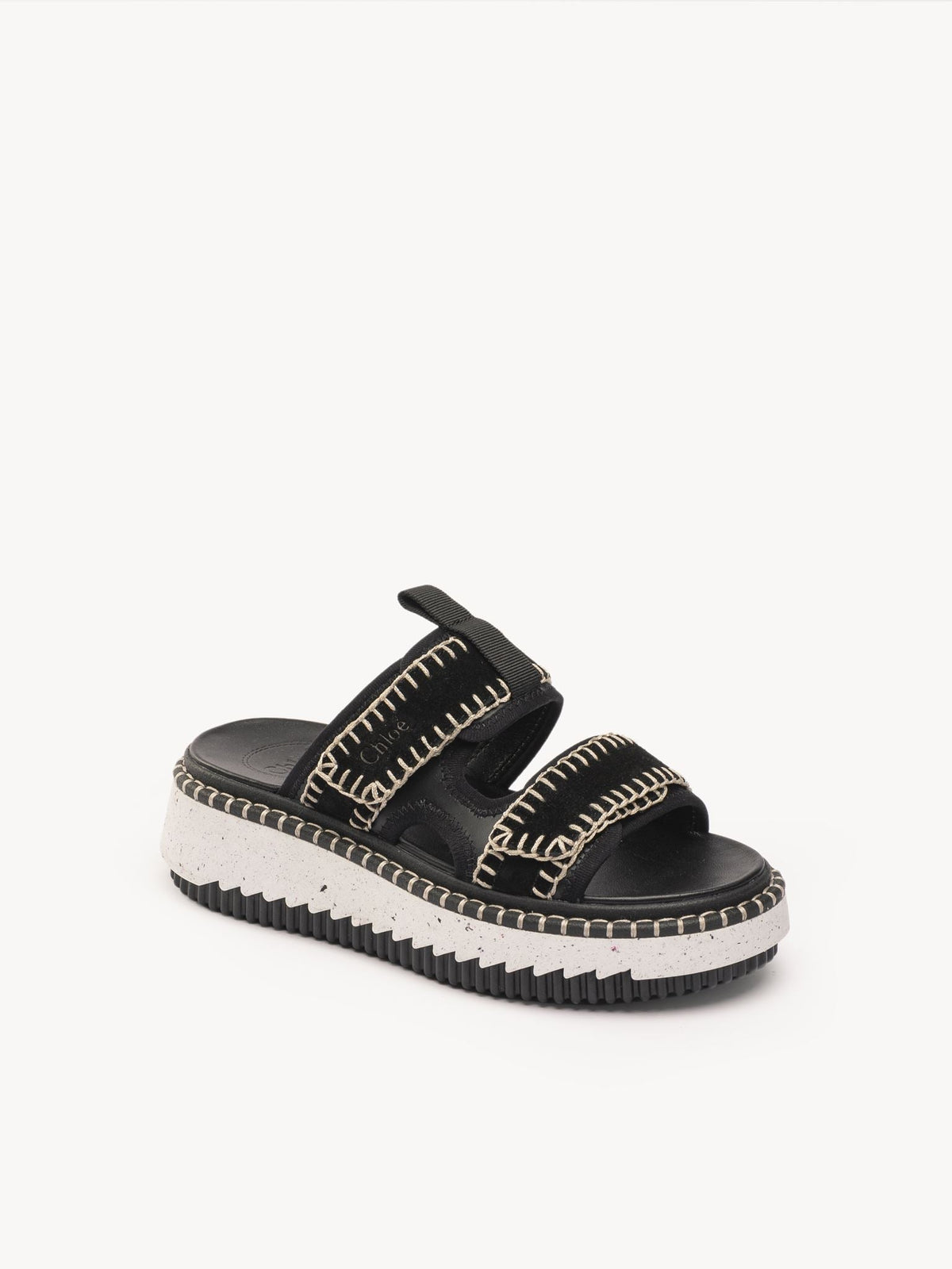 NO PORTE_Black SLIDES - Black