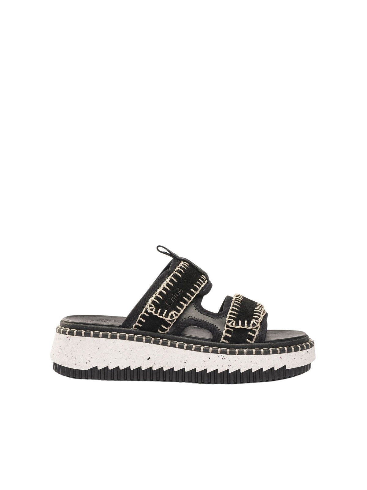 NO PORTE_Black SLIDES - Black