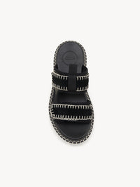 NO PORTE_Black SLIDES - Black