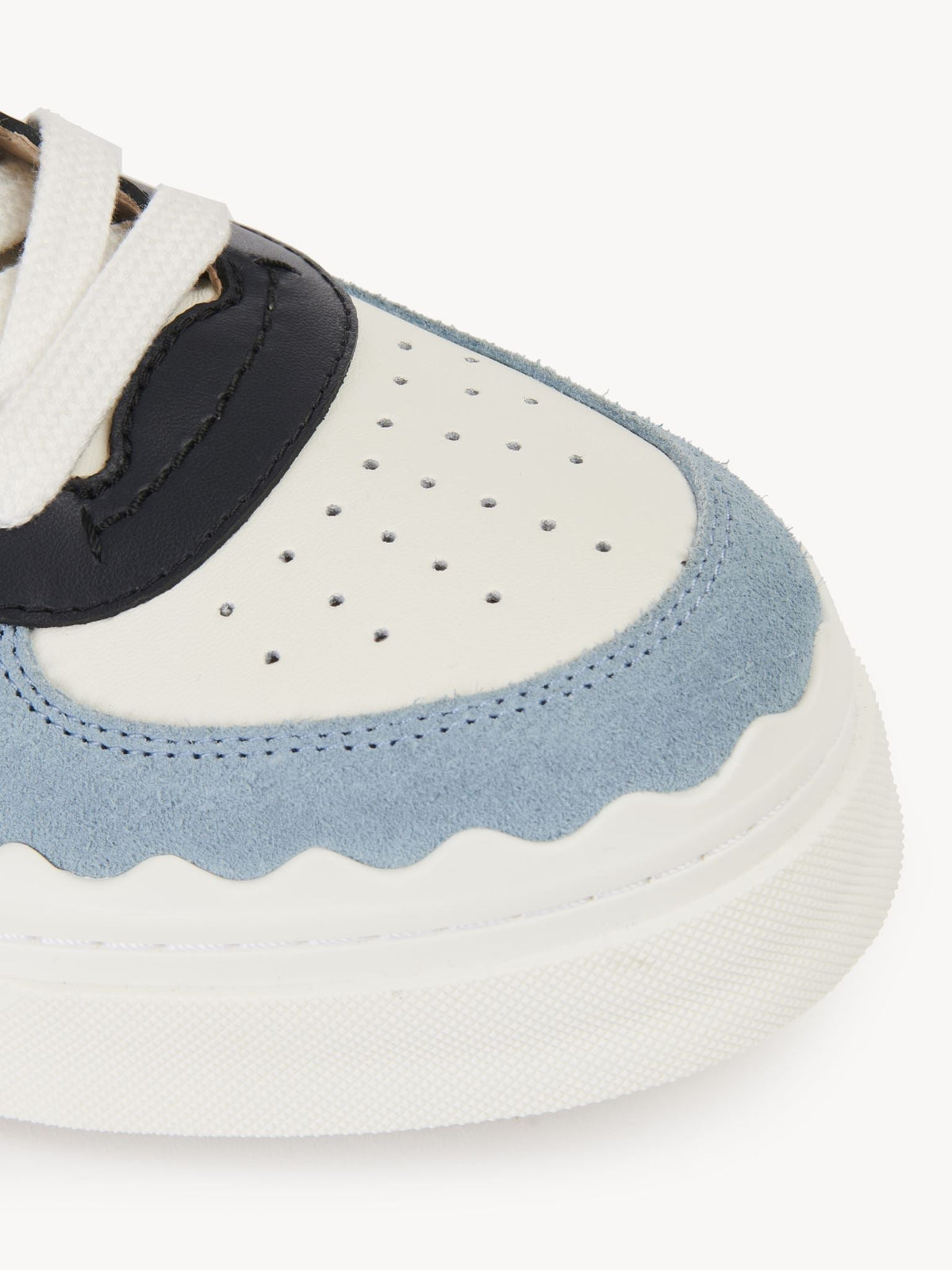 OK PORTE_Sneakers Lauren à scratch en cuir - Pink & Green