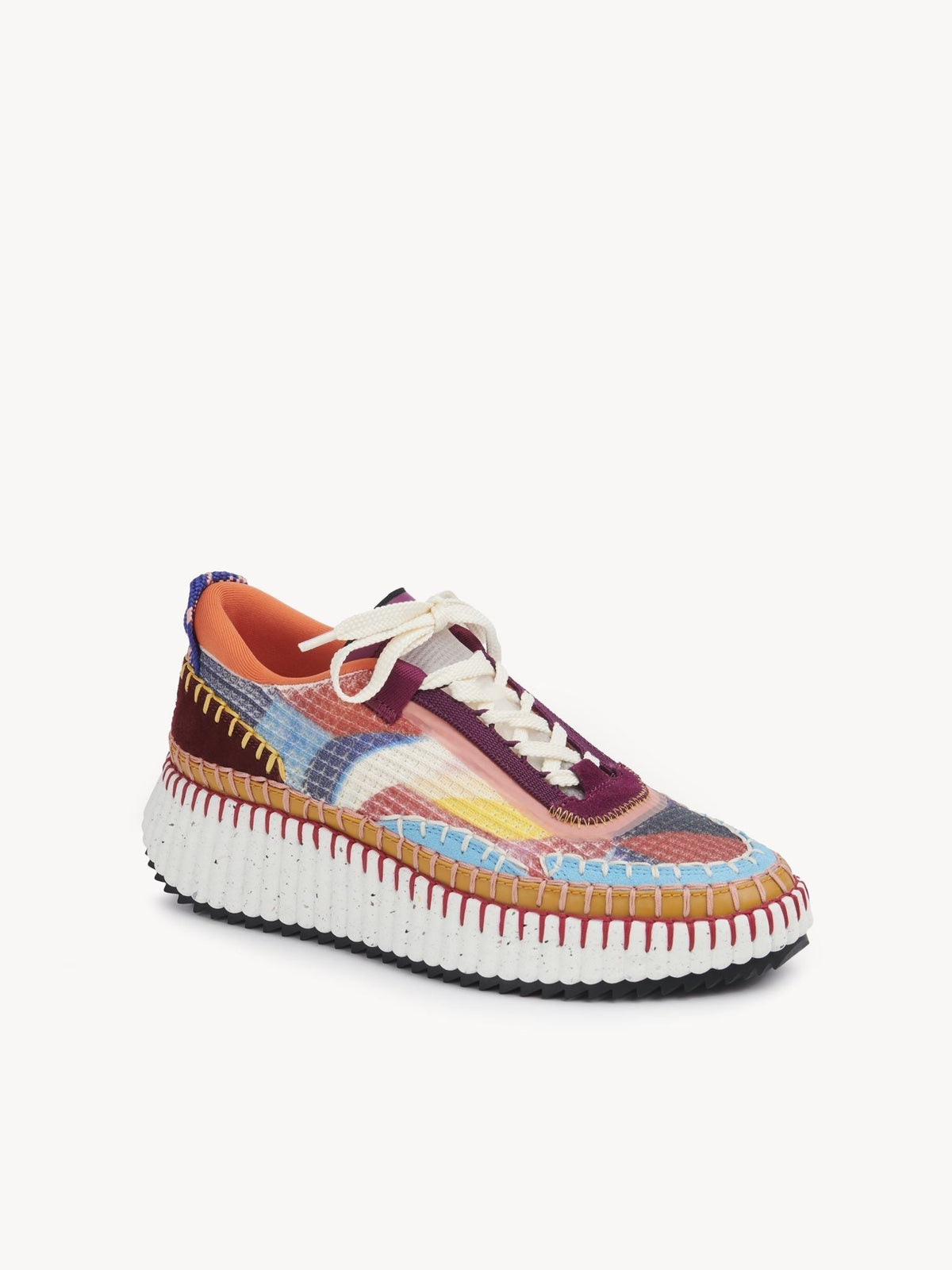 OK PORTE_Sneakers Nama Caroline Denervaud pour Chloé - Multicolor Red