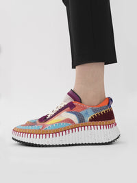 OK PORTE_Sneakers Nama Caroline Denervaud pour Chloé - Multicolor Red