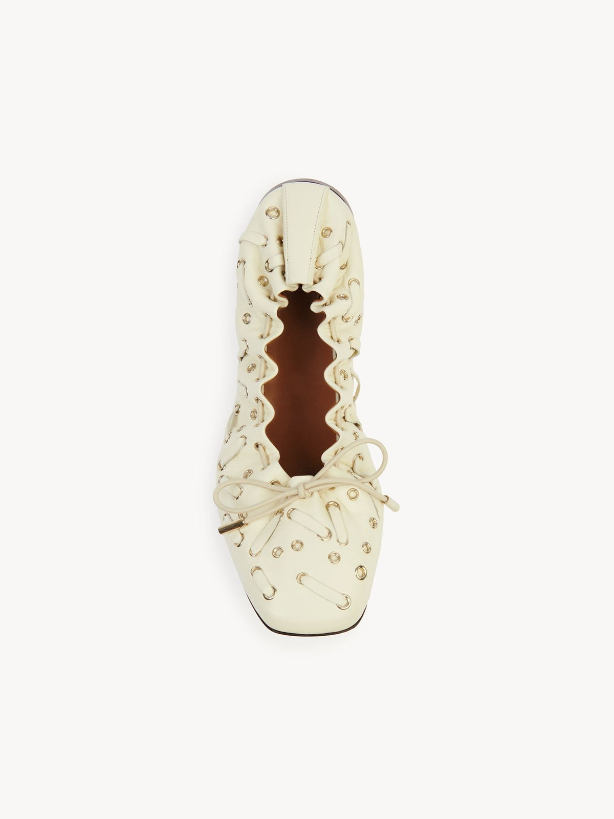 NO PORTE_Eggshell BALLERINAS - Eggshell