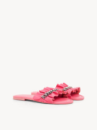 OK PORTE_Mules plates 50 Mollie en cuir - Cipria