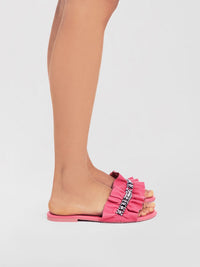 OK PORTE_Mules plates 50 Mollie en cuir - Cipria