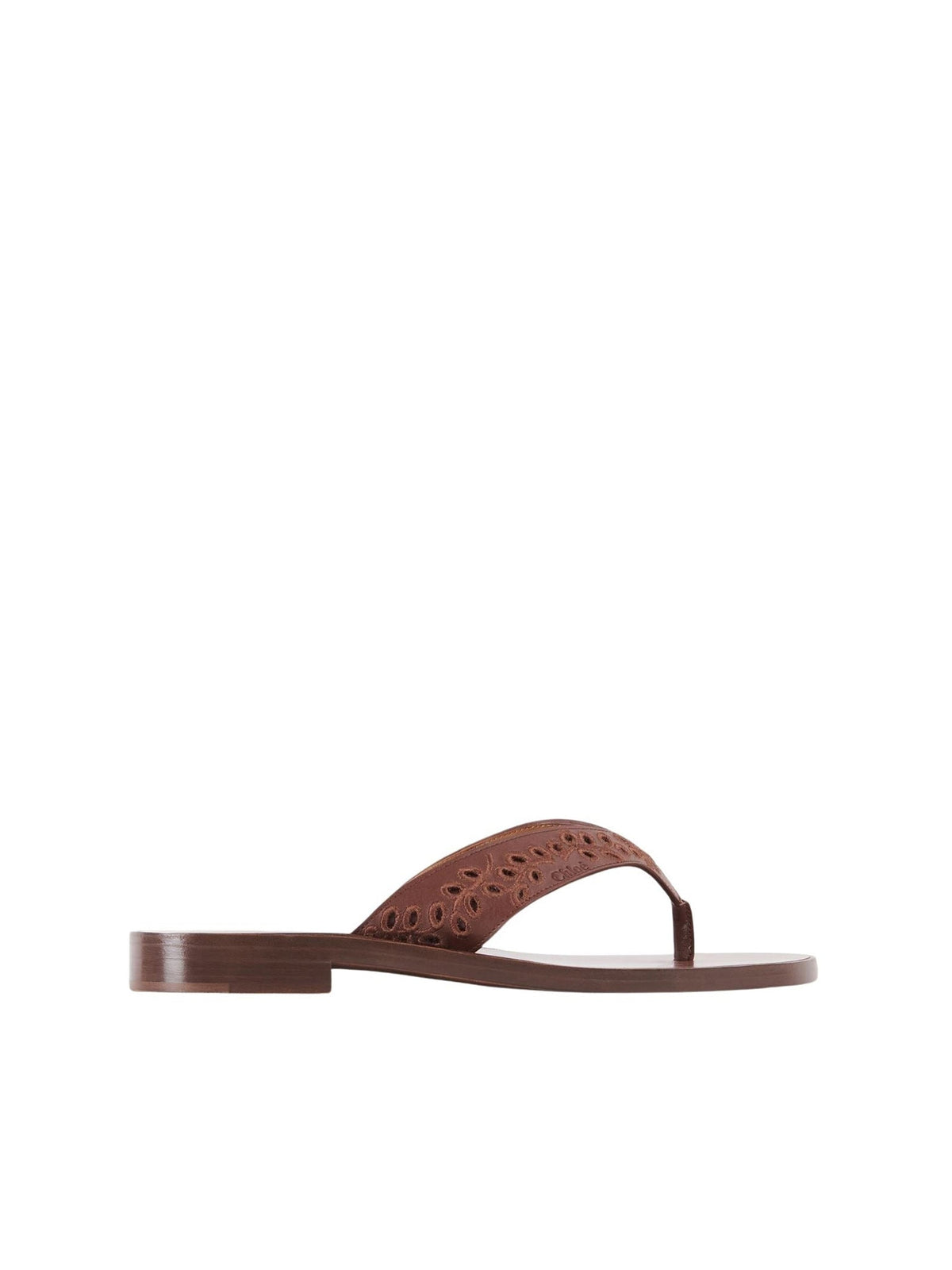 OK PORTE_Sandales Paz Chloé x Eres 20 en cuir - Red Ochre