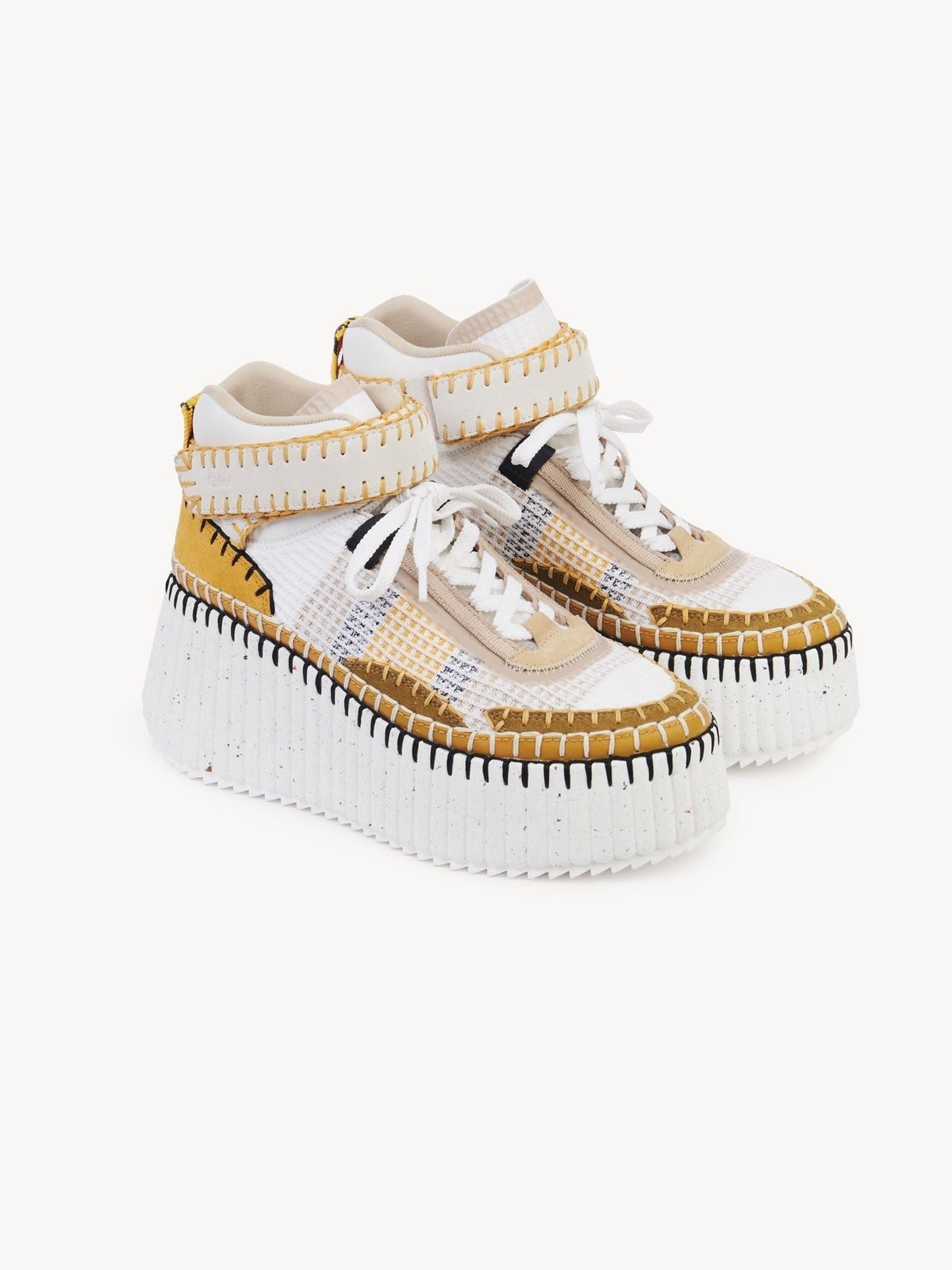OK PORTE_Sneakers compensées Nama - Light Brown