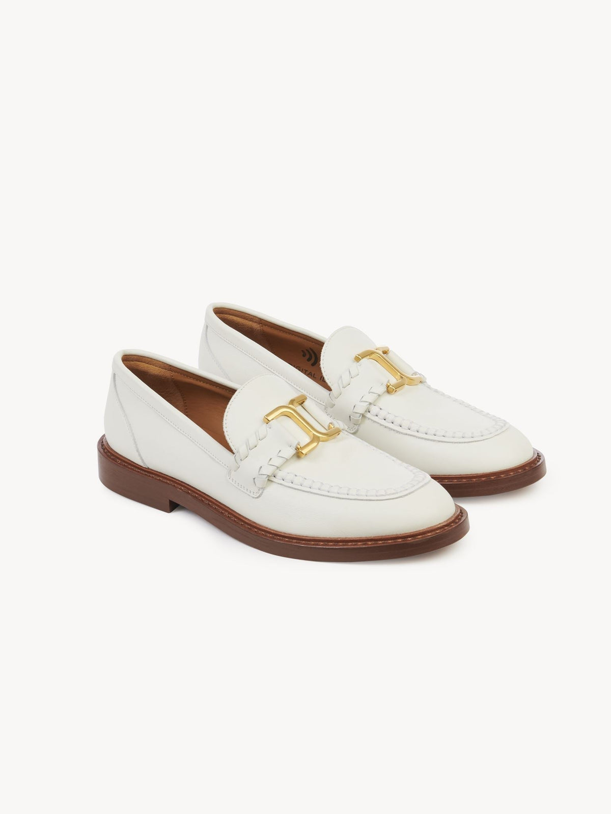 OK PORTE_Mocassins Marcie 25 en cuir - White