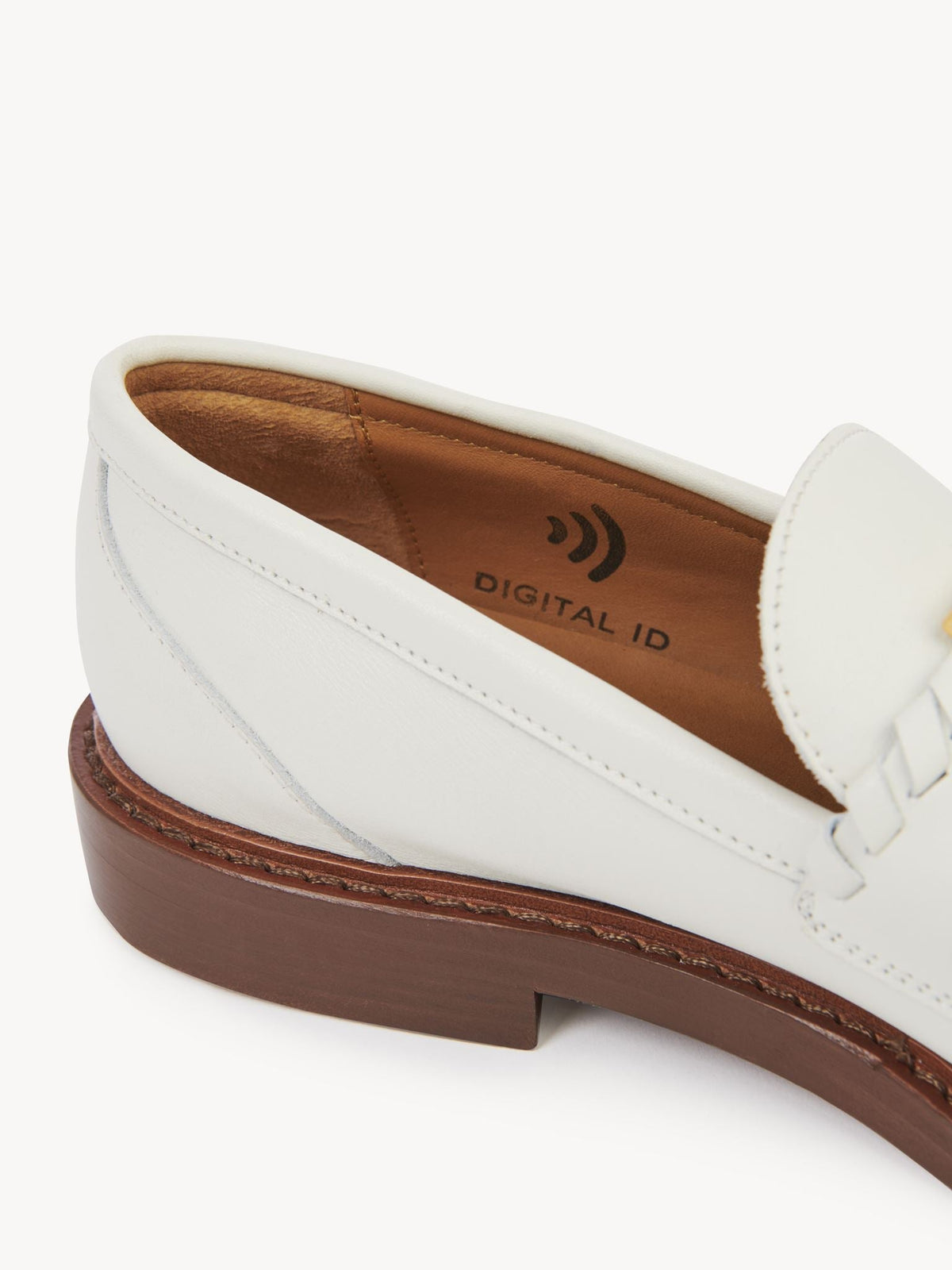 OK PORTE_Mocassins Marcie 25 en cuir - White