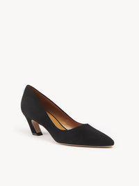 OK PORTE_Escarpins Oli 55 en cuir - Black