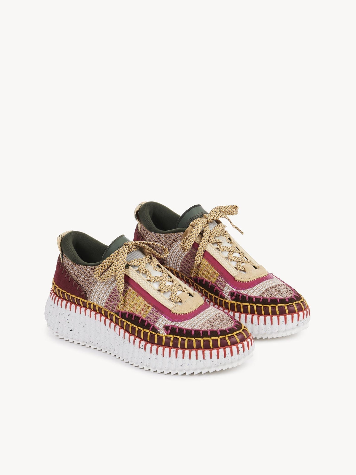 OK PORTE_Sneakers Nama en cuir - Coffee Brown