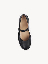 OK PORTE_Ballerines Mary Jane Rubie en cuir - Black