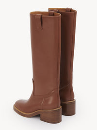 OK PORTE_Bottes Mallo 60 en cuir - Caramello