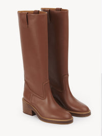 OK PORTE_Bottes Mallo 60 en cuir - Caramello
