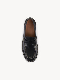 OK PORTE_Mocassins Noua en cuir - Black