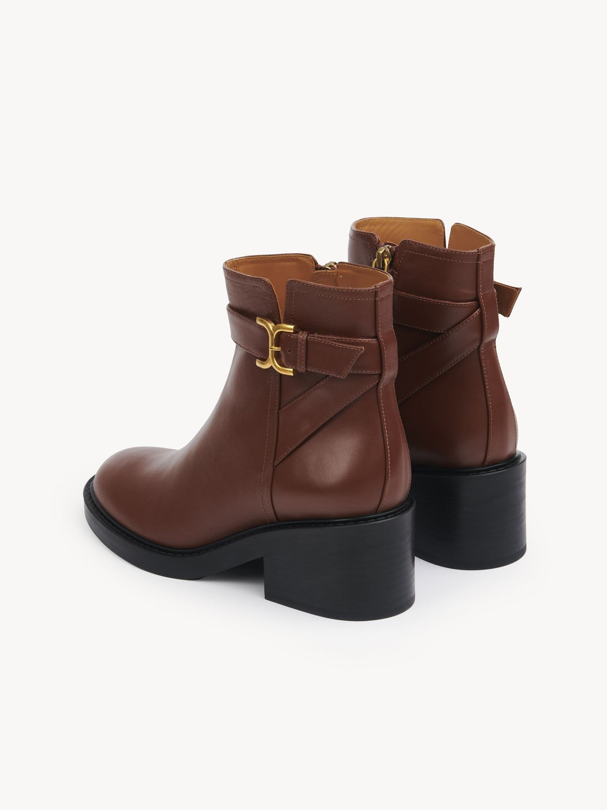 OK PORTE_Bottines Marcie 65 en cuir - Tan