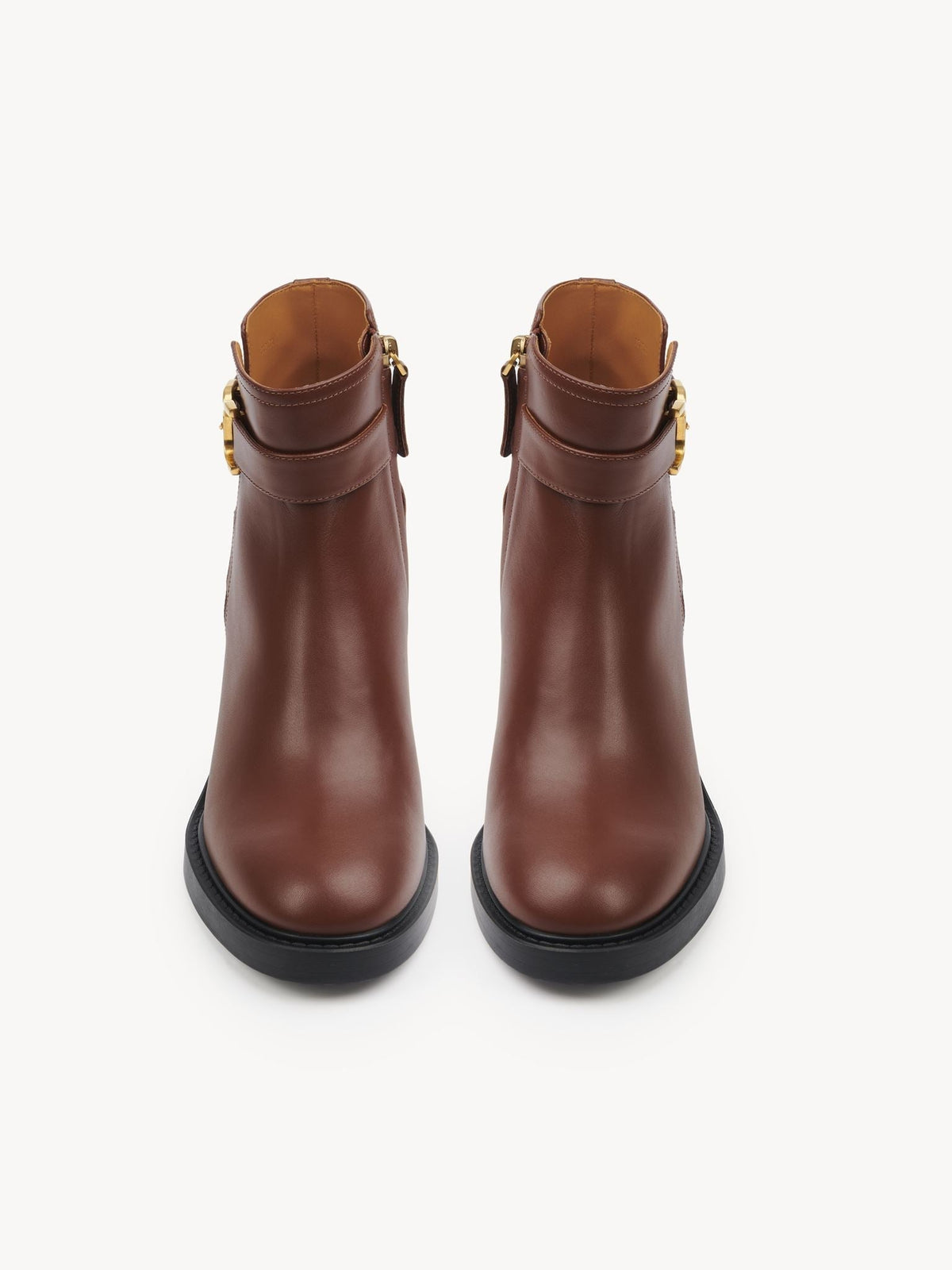 OK PORTE_Bottines Marcie 65 en cuir - Tan