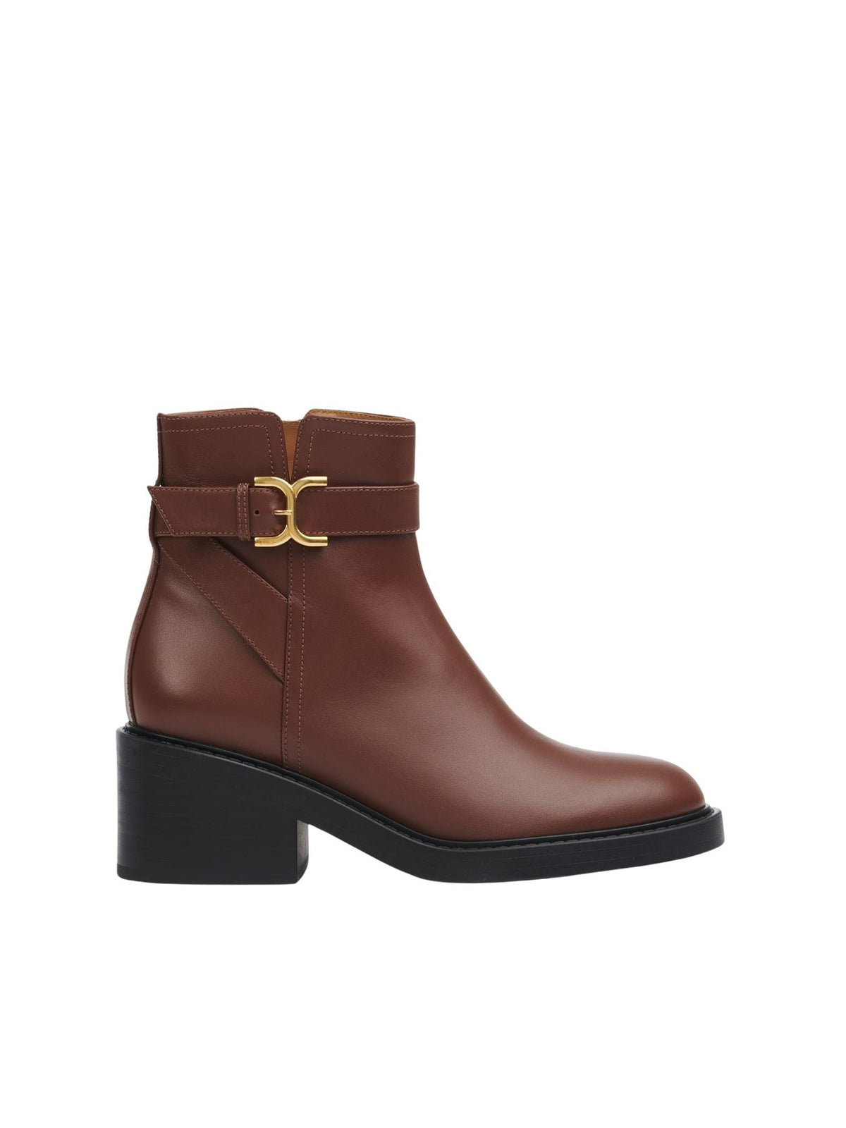 OK PORTE_Bottines Marcie 65 en cuir - Tan