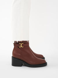 OK PORTE_Bottines Marcie 65 en cuir - Tan