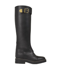 OK PORTE_Bottes Noua 40 en cuir - Black