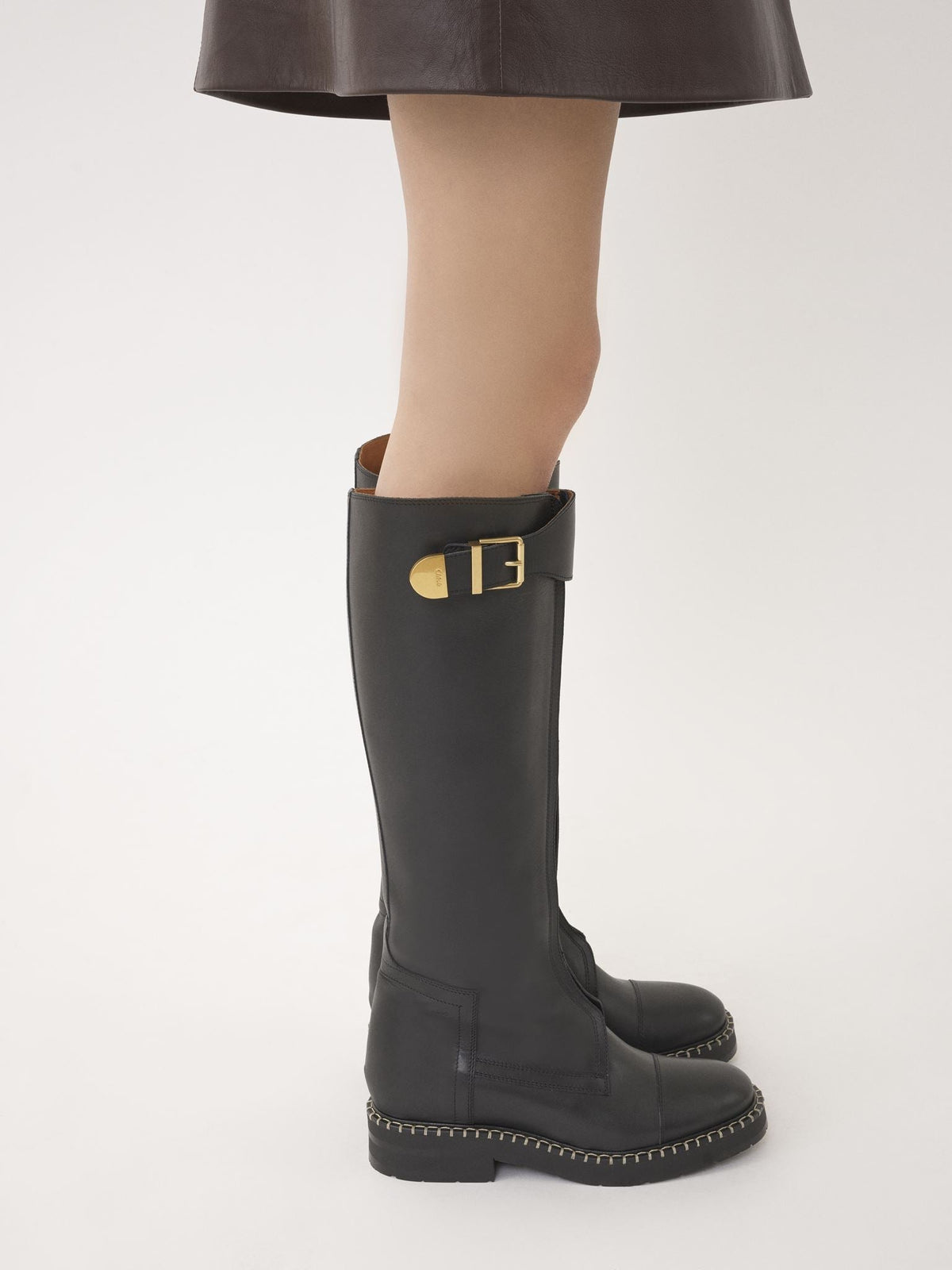 OK PORTE_Bottes Noua 40 en cuir - Black