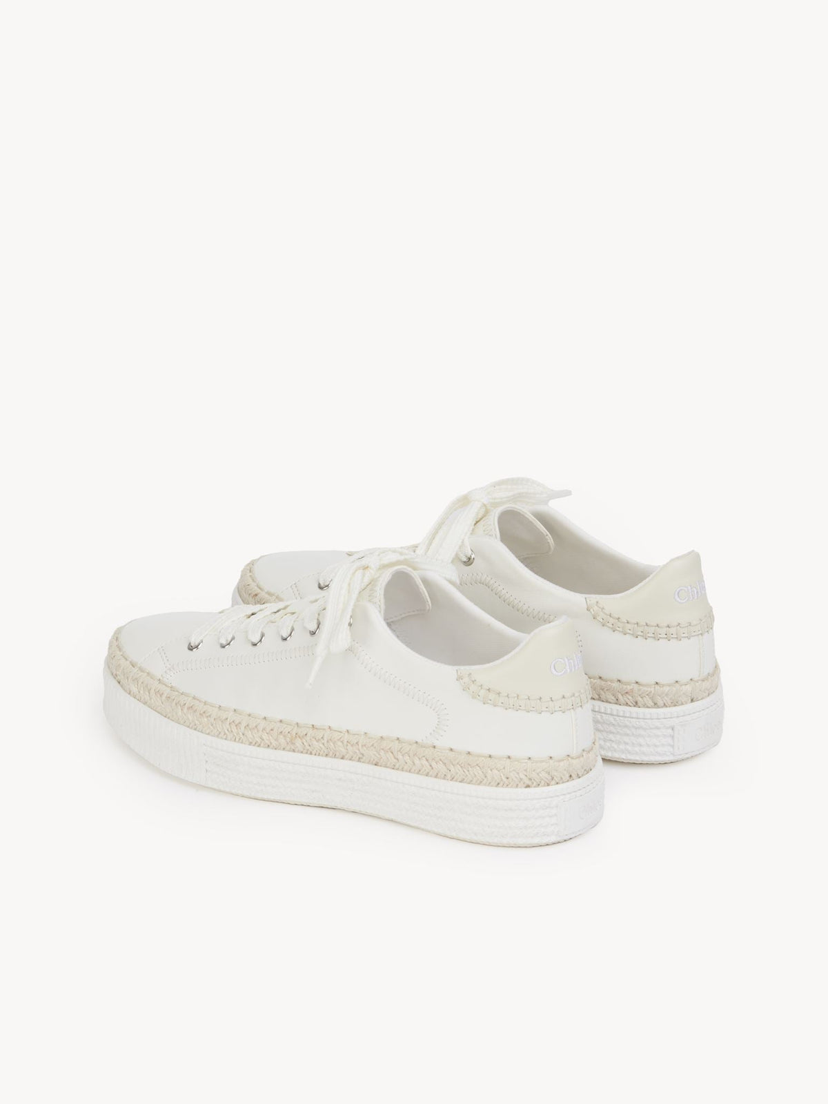 OK PORTE_Sneakers Telma en cuir nappa doux - White