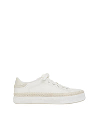OK PORTE_Sneakers Telma en cuir nappa doux - White