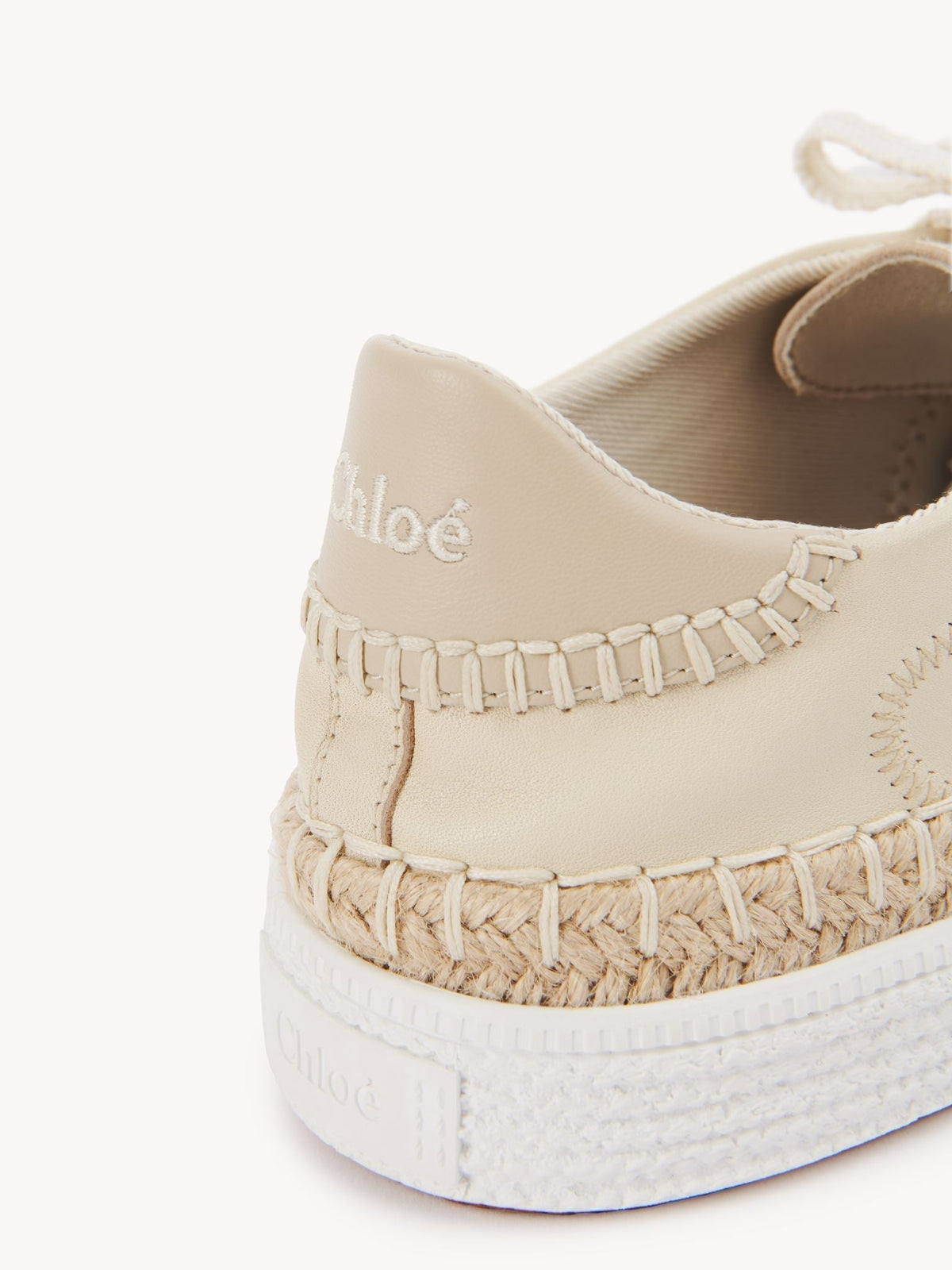 OK PORTE_Sneakers Telma en cuir nappa doux - Pearl