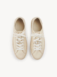 OK PORTE_Sneakers Telma en cuir nappa doux - Pearl