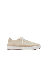 OK PORTE_Sneakers Telma en cuir nappa doux - Pearl