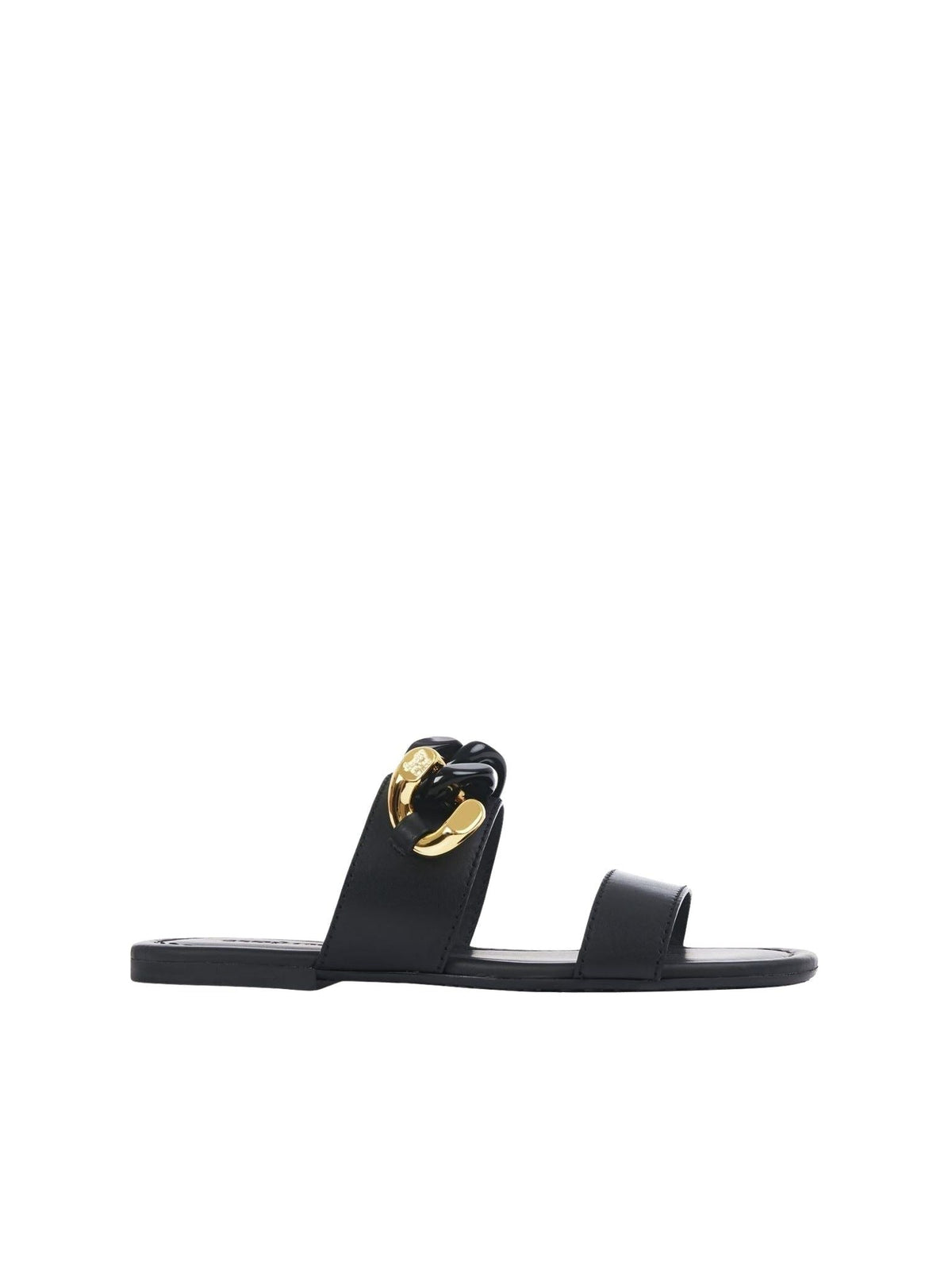 NO PORTE_Mules plates 50 Monyca en cuir - Black