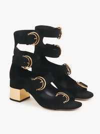 OK PORTE_Sandales Alizé 65 en cuir - Black