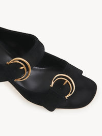 OK PORTE_Sandales Alizé 65 en cuir - Black